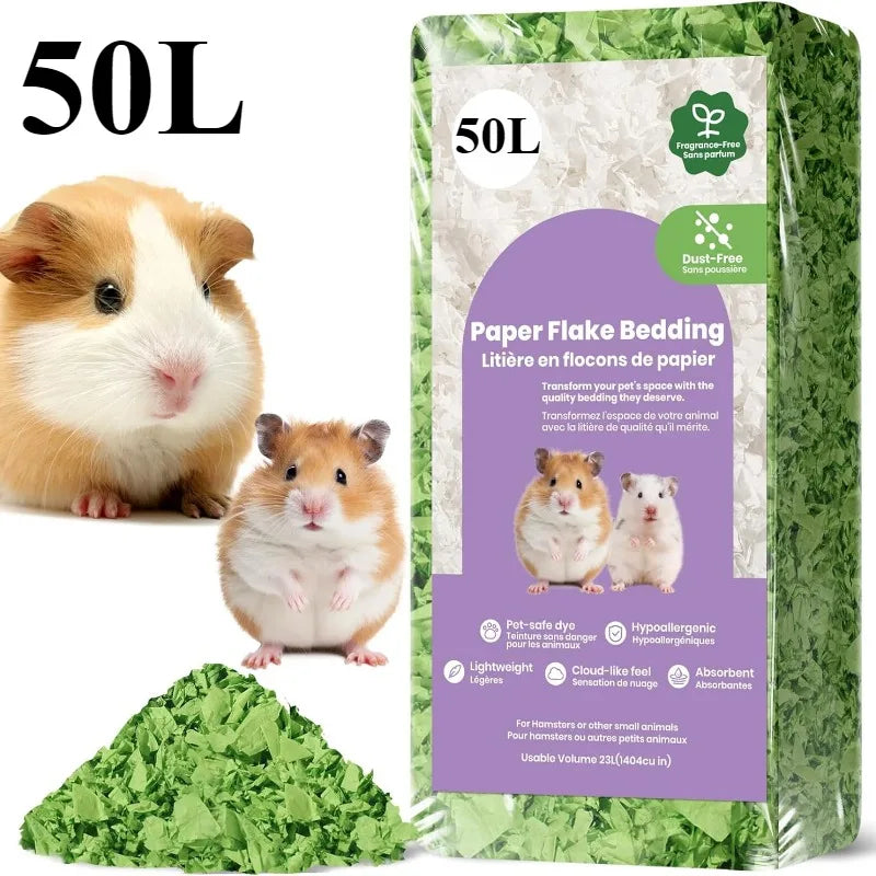 Odor Control Paper Bedding For Hamsters Rabbits Guinea Pigs
