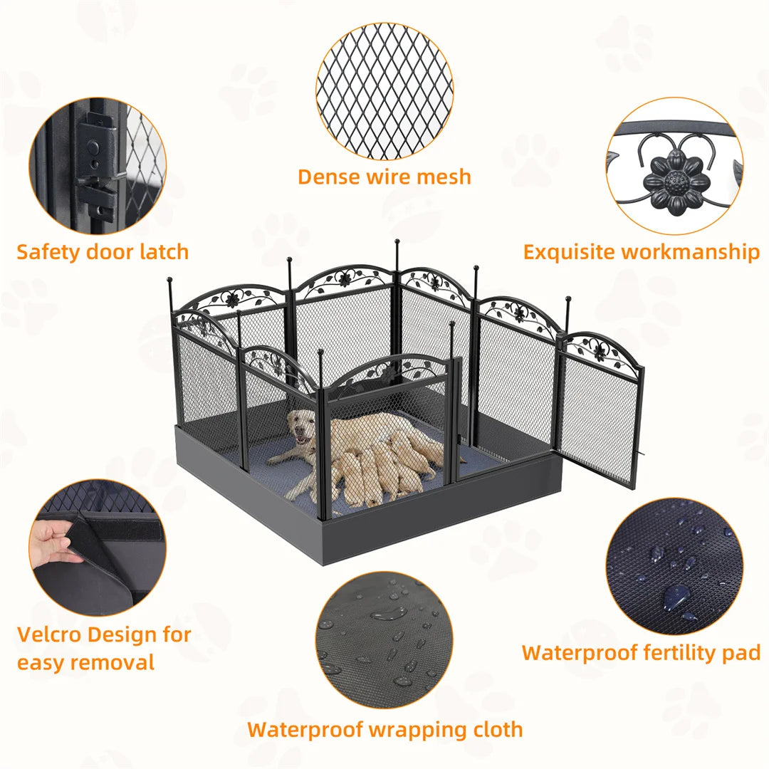 DIY Heavy Duty Dog Playpen for Indoor and Outdoor Use