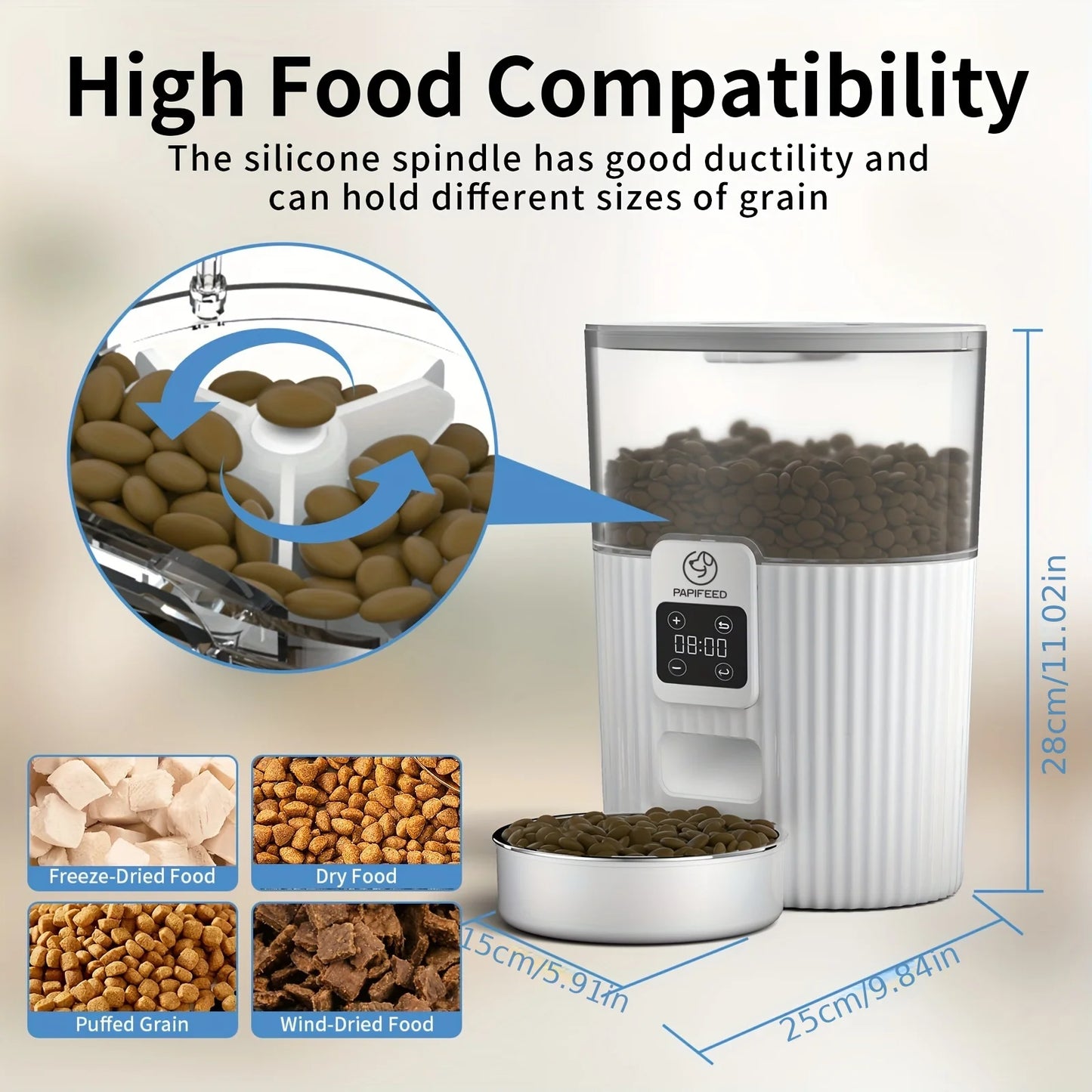 Smart Wifi Automatic Cat And Dog Food Dispenser