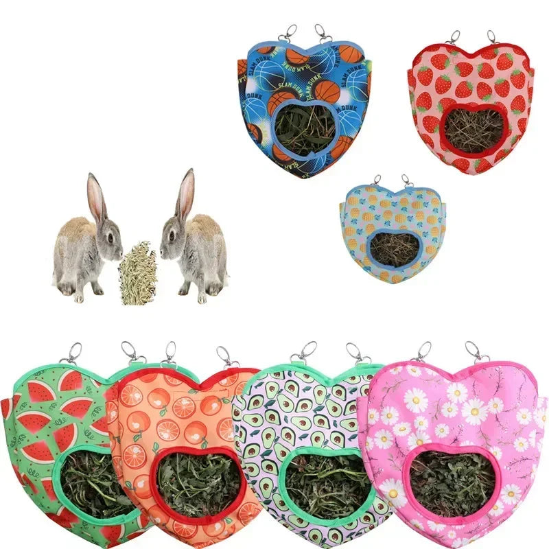 Guinea Pig Hay Feeder Bag for Small Pets and Bunnies