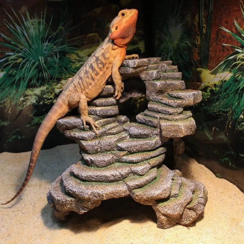 Reptology Shale Scape Step Ledge Cave Hideout for Reptiles