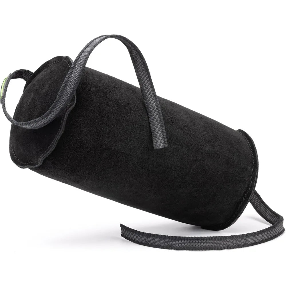 Viper Leather Cylinder Bite Pillow Tug Toy for Dogs