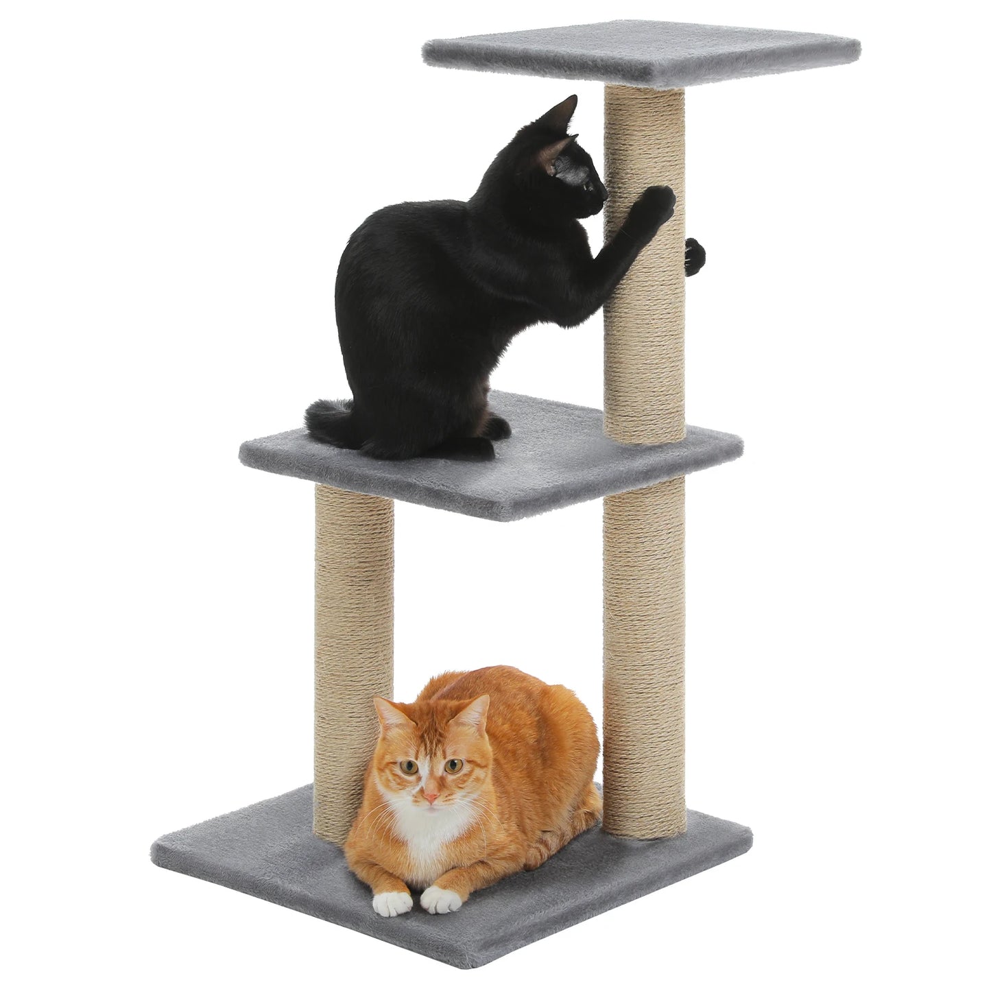 Indoor Cat Tree Tower with Scratching Posts and Hammock