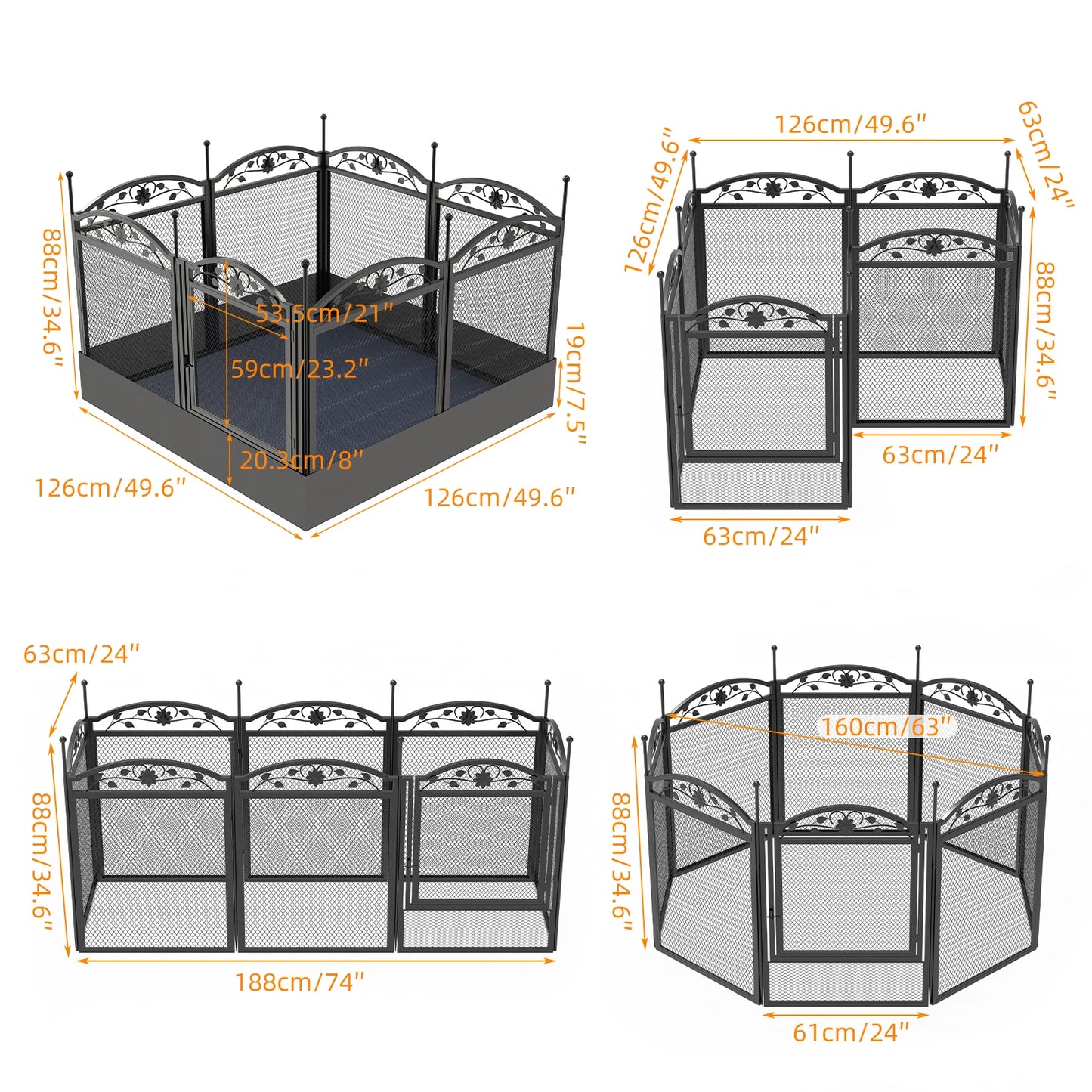 DIY Heavy Duty Dog Playpen for Indoor and Outdoor Use
