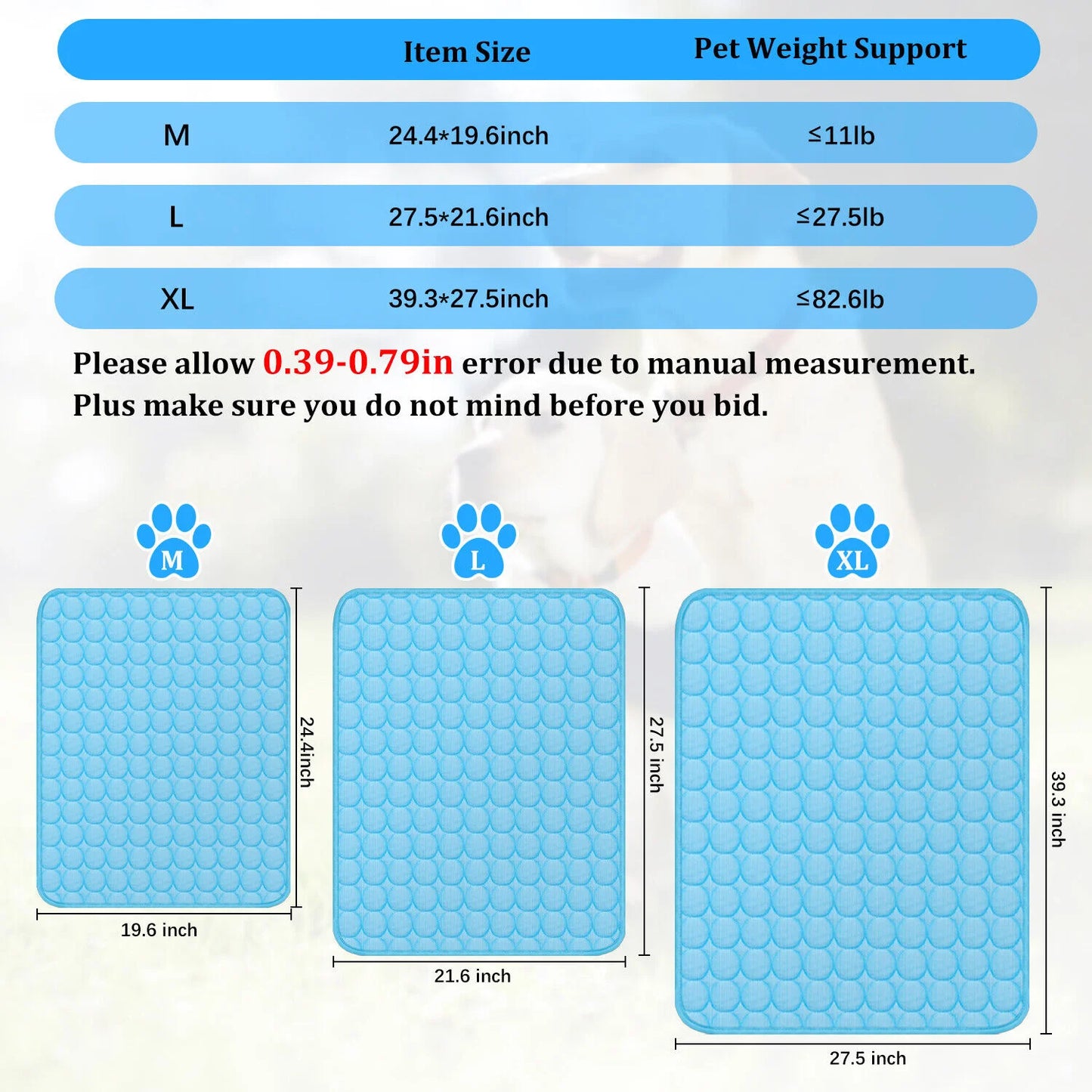 Pet Cooling Mat for Summer Comfort and Relaxation