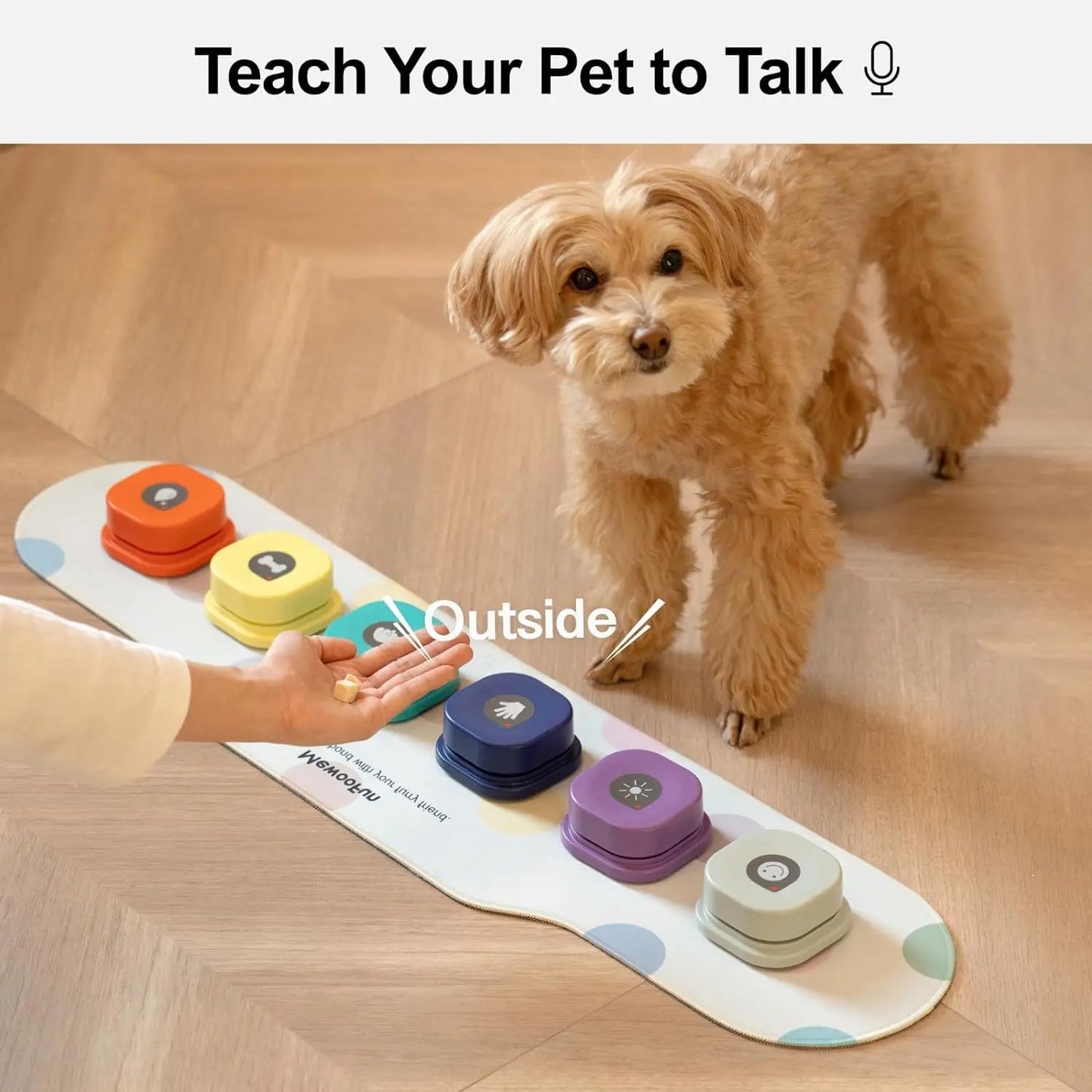 Mewoofun Recordable Voice Buttons For Dog Communication