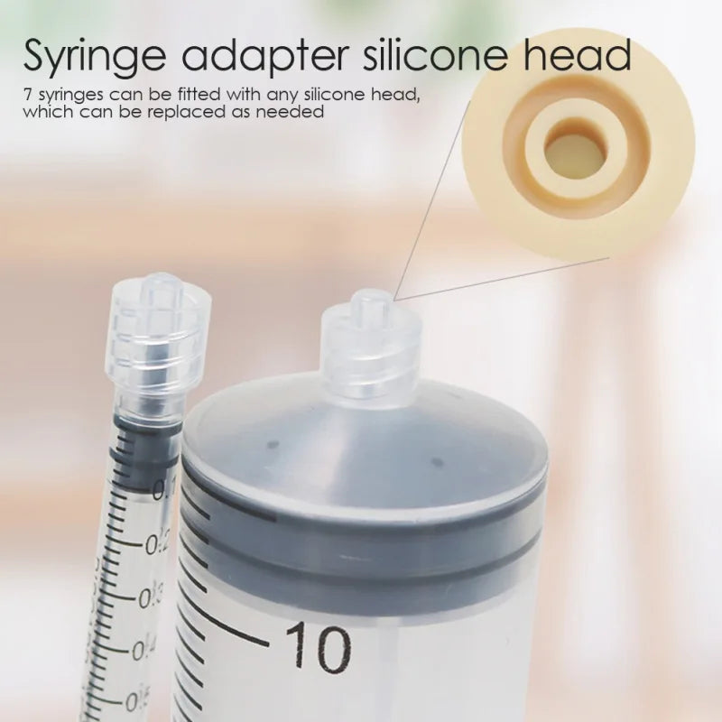 Pet Nursing Feeding Syringe With Silicone Nipples For Pets