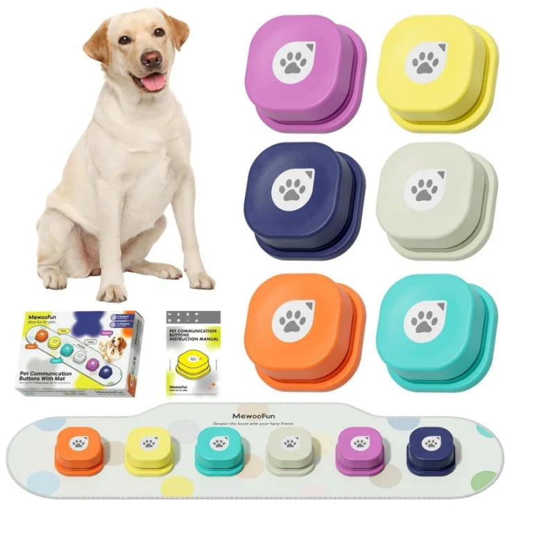 Mewoofun Recordable Voice Buttons For Dog Communication