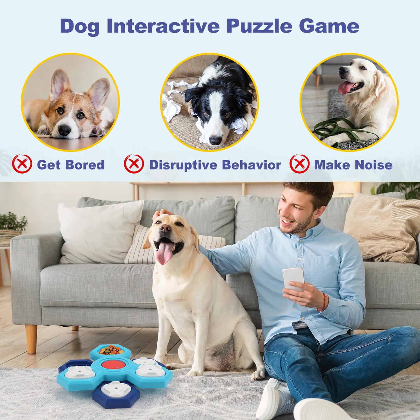 Four Layer Engaging Pet Feeder Puzzle Toy For Pet Training
