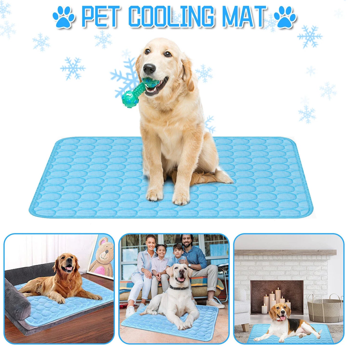 Pet Cooling Mat for Summer Comfort and Relaxation