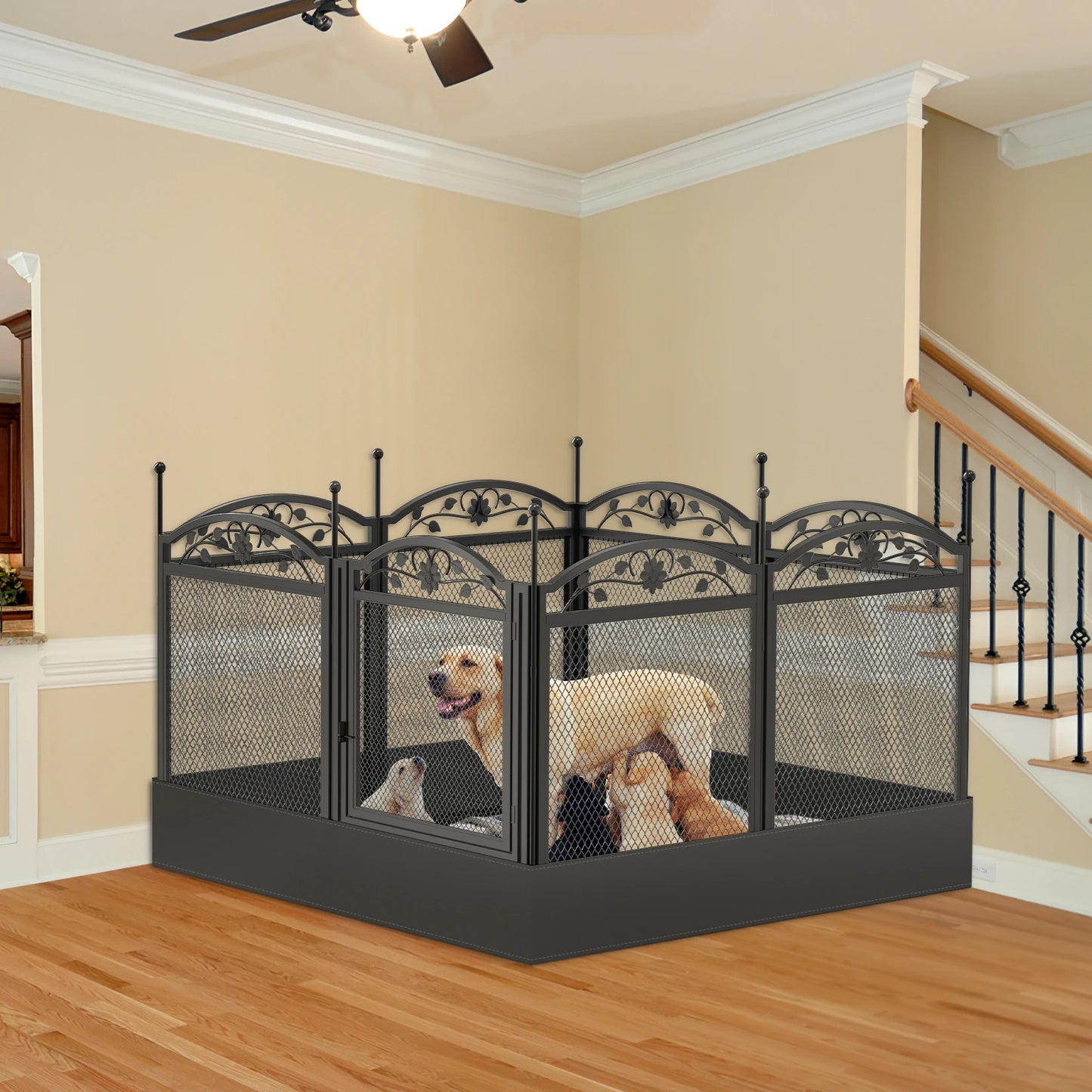 DIY Heavy Duty Dog Playpen for Indoor and Outdoor Use