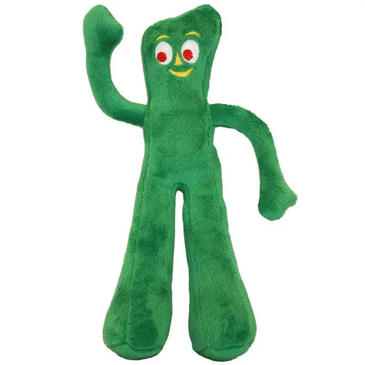 Gumby Plush Dog Toy Squeaker For Gentle Chewers Play