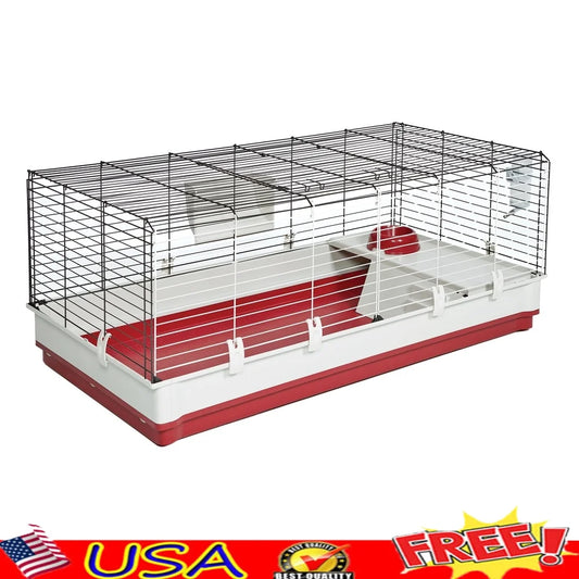 Deluxe Rabbit And Guinea Pig Cage With Elevated Platform