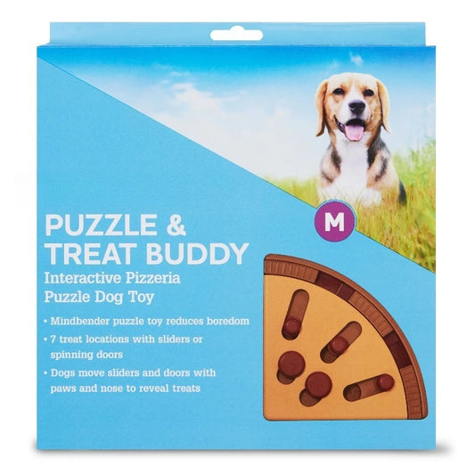 Interactive Treat Dispensing Pizzeria Puzzle Toy for Dogs