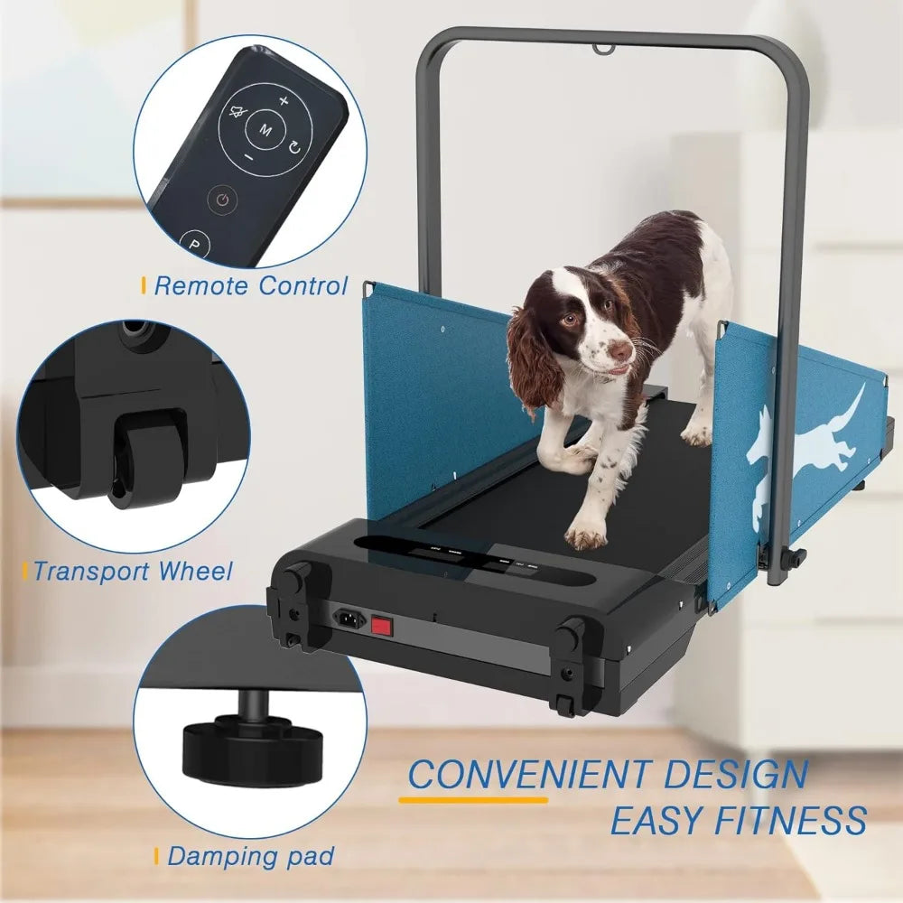 Dog Treadmill for Small and Medium Dogs Adjustable Speed Dog Pacer Treadmill for Healthy and Fit Pets