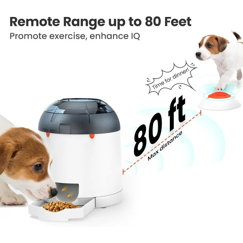 Interactive Dog Puzzle Feeder Toy With Automatic Treat Dispenser