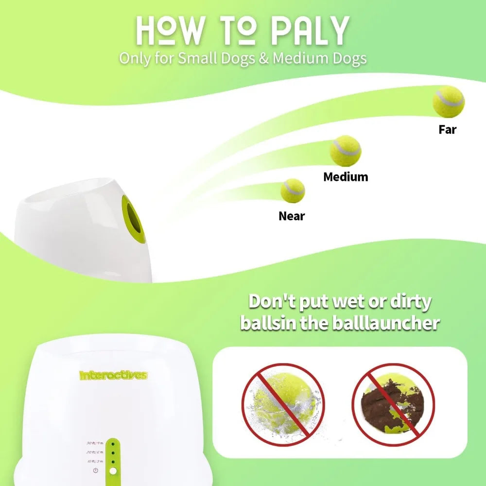 Automatic Dog Ball Launcher for Endless Fun and Play