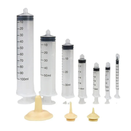 Pet Nursing Feeding Syringe With Silicone Nipples For Pets