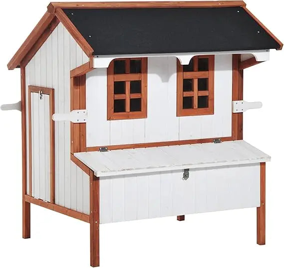 Portable Wooden Chicken Coop With Nesting Box And Handles
