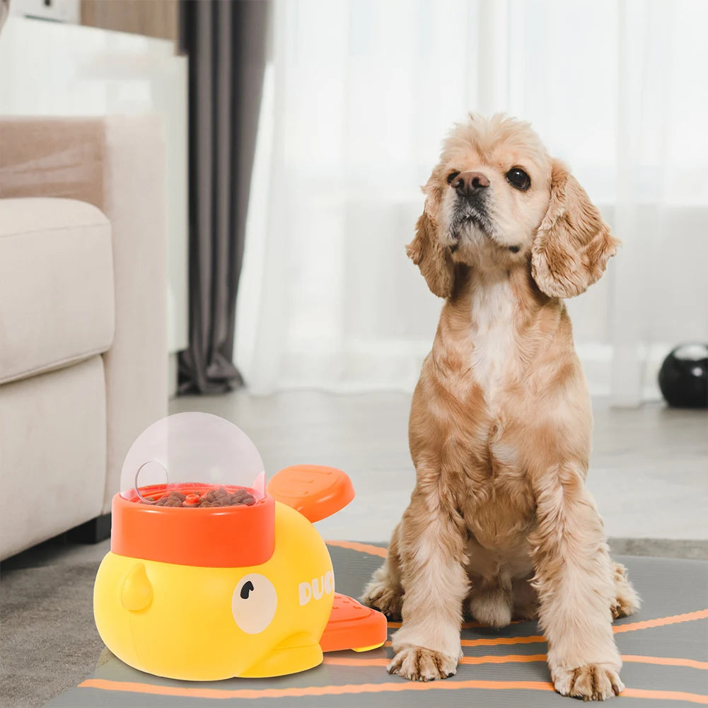 Dog Interactive Slow Feeder Duck Puzzle Toy for Fun Feeding
