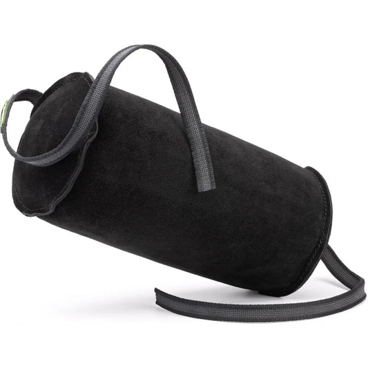 Viper Leather Cylinder Bite Pillow Tug Toy for Dogs