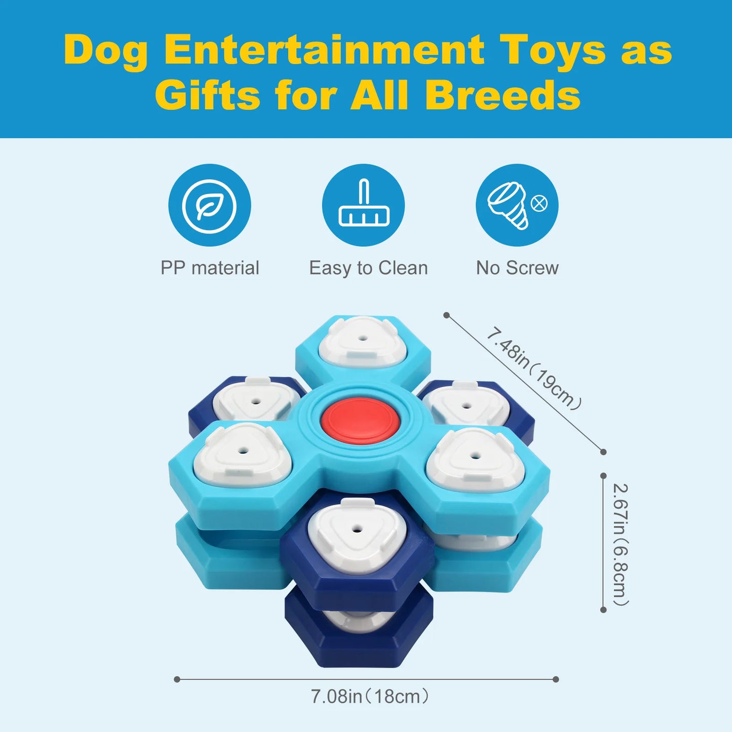 Four Layer Engaging Pet Feeder Puzzle Toy For Pet Training