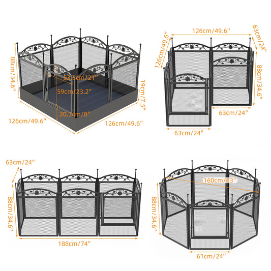 DIY Heavy Duty Dog Playpen for Indoor and Outdoor Use