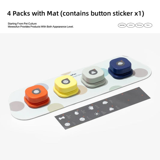 Mewoofun Recordable Voice Buttons For Dog Communication