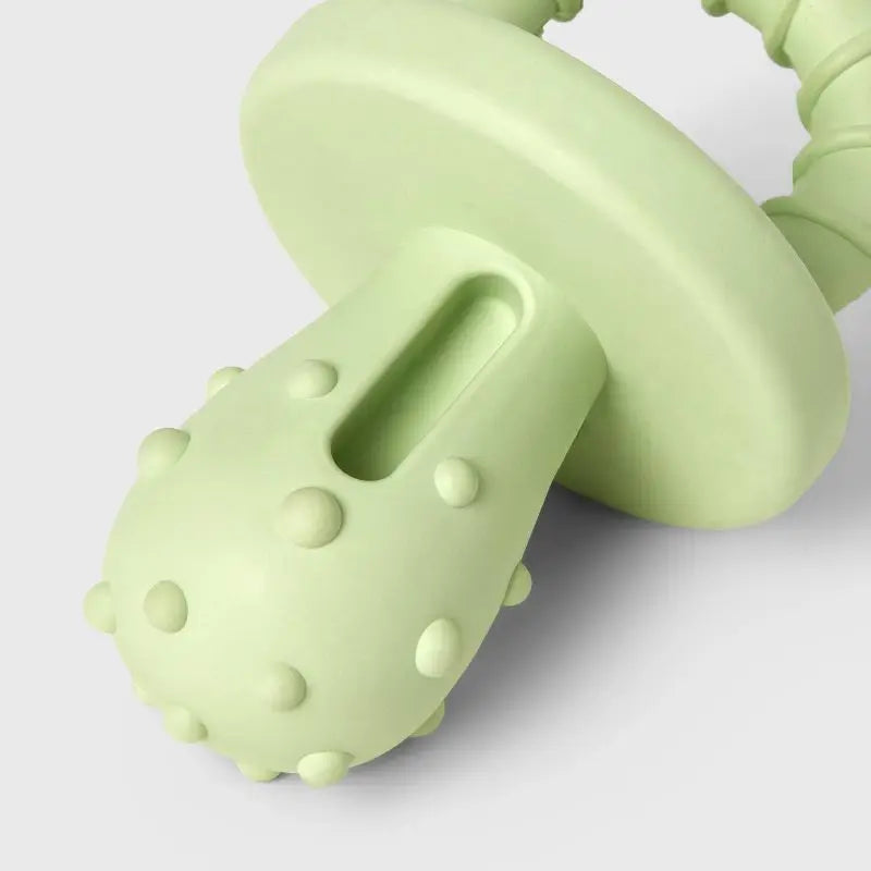 Puppy Pacifier Chew Toy Rubber Bone Teether For Dogs