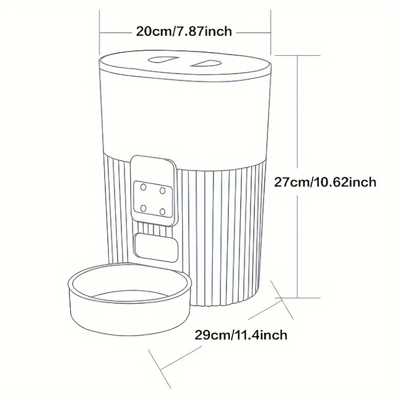 Smart Wifi Automatic Cat And Dog Food Dispenser