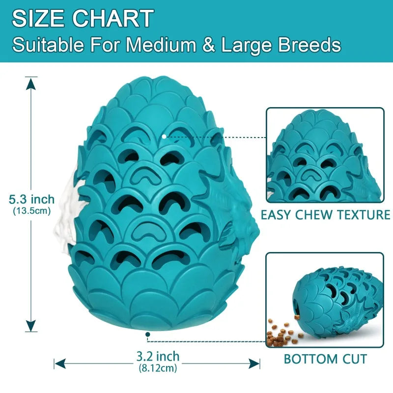 Dragon Egg Chew Toy for Aggressive Dogs Indestructible Fun