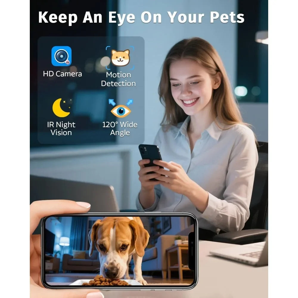 Automatic Dog Feeder With Camera And App Control