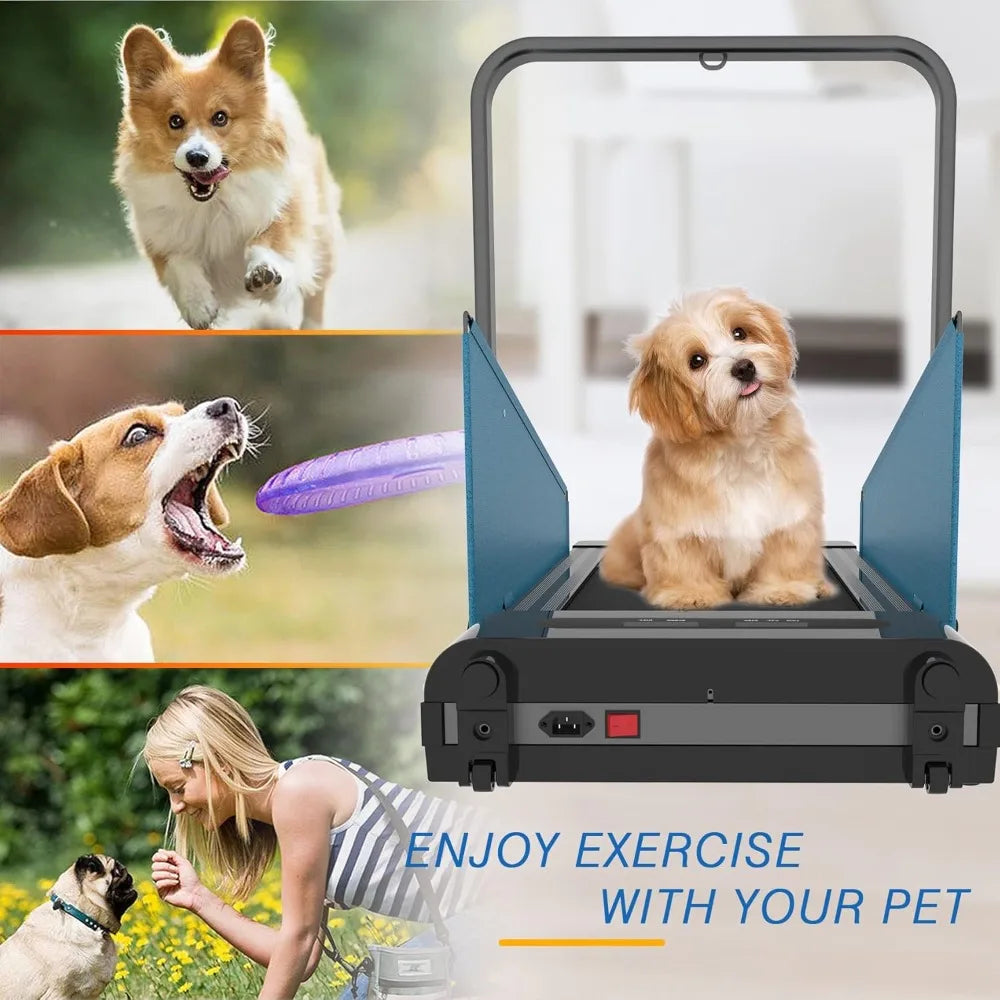Dog Treadmill for Small and Medium Dogs Adjustable Speed Dog Pacer Treadmill for Healthy and Fit Pets