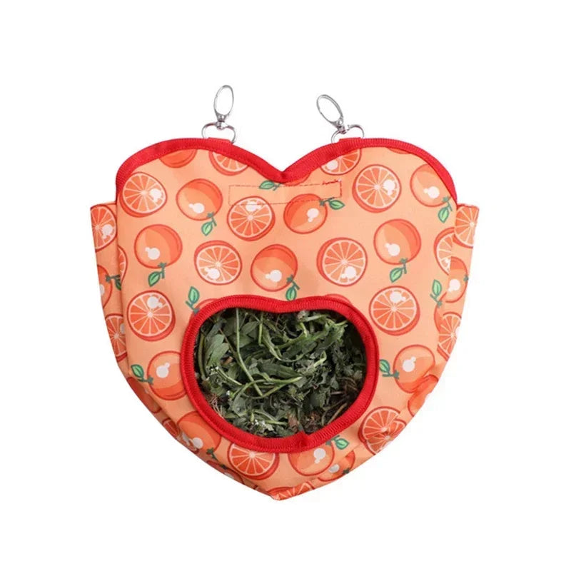 Guinea Pig Hay Feeder Bag for Small Pets and Bunnies