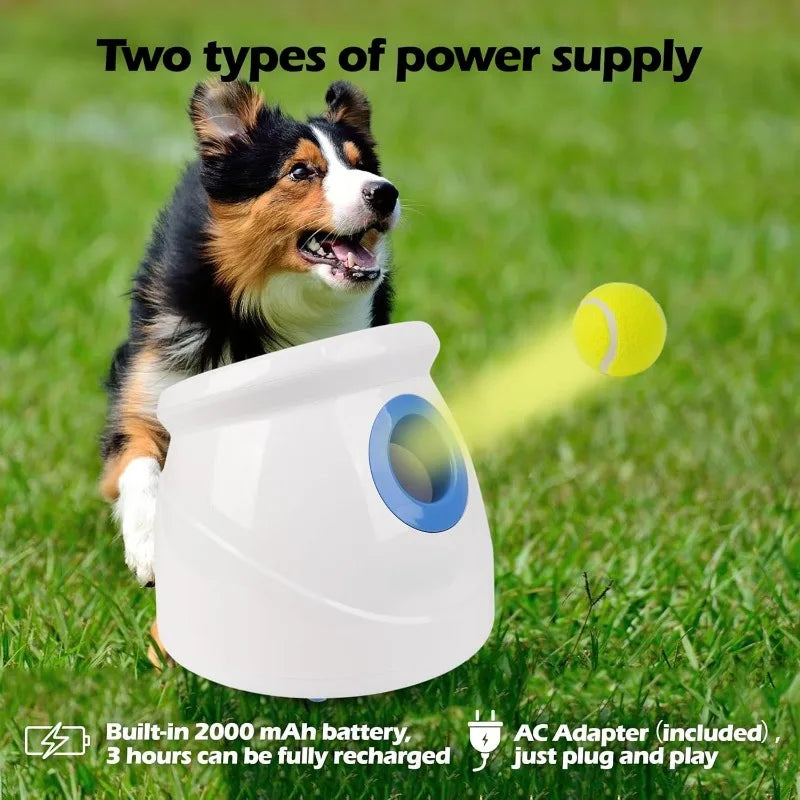 Automatic Ball Launcher for Dogs Interactive Toy for Fun Play