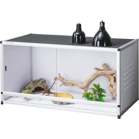 Large PVC Reptile Enclosure for Bearded Dragon and Snakes