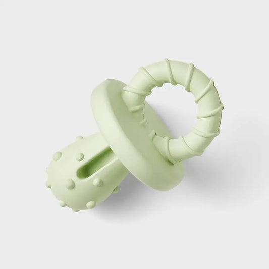 Puppy Pacifier Chew Toy Rubber Bone Teether For Dogs