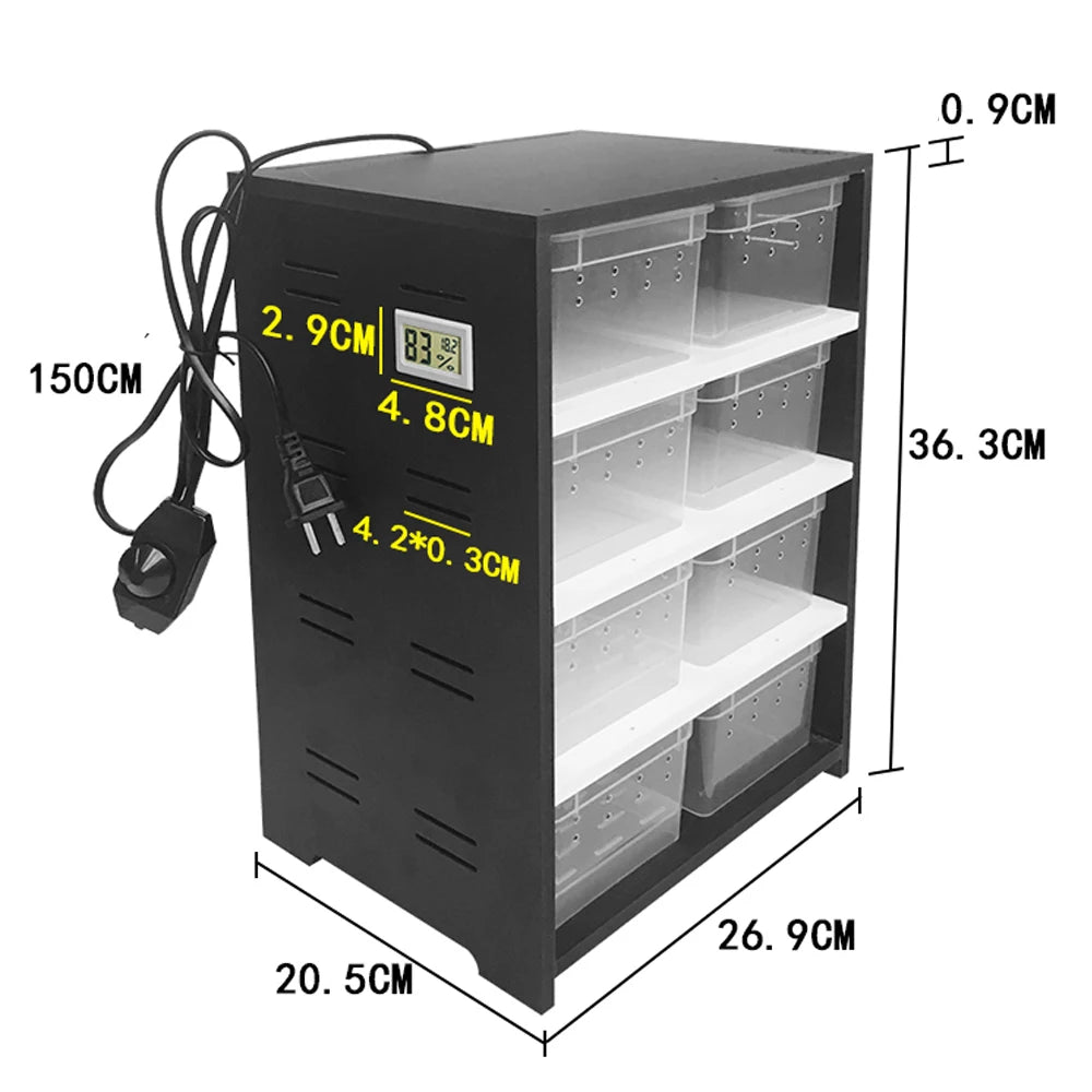 Professional Acrylic Feeding Box for Reptiles and Insects
