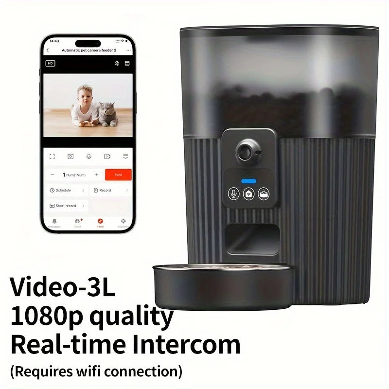 Smart Wifi Automatic Cat And Dog Food Dispenser